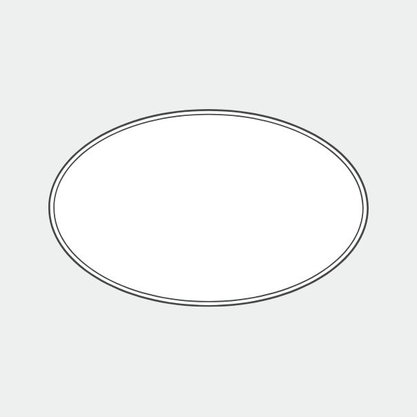 Oval Dining Tables Outline Image