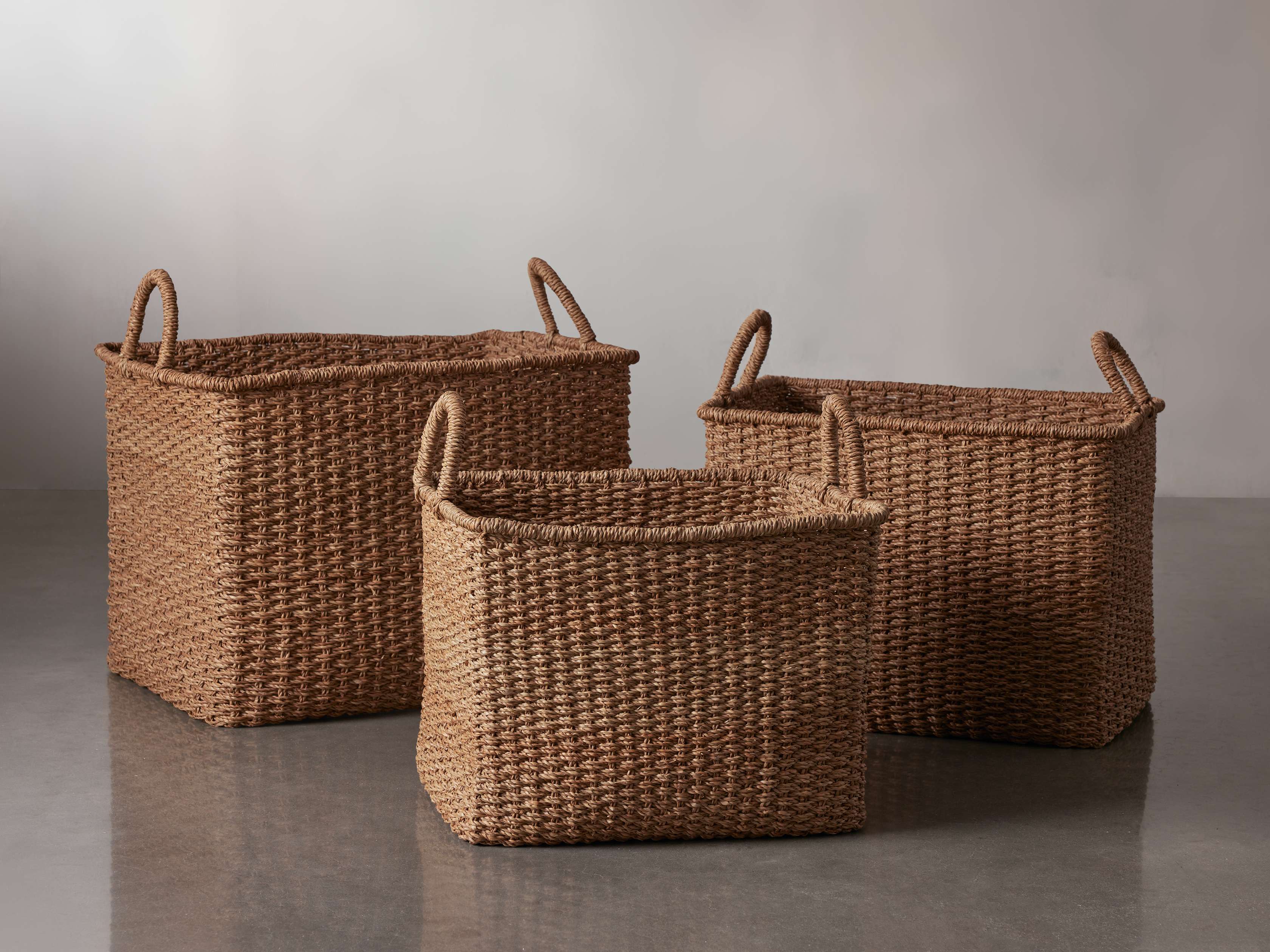 Seagrass Baskets (Set of 3) – Arhaus